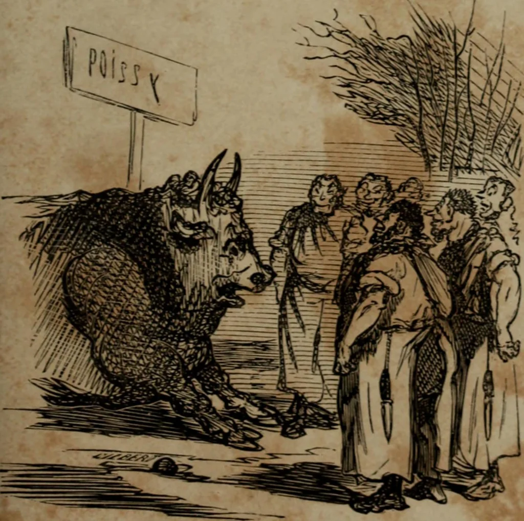 An illustration from Cham, 1853, leaf 146
