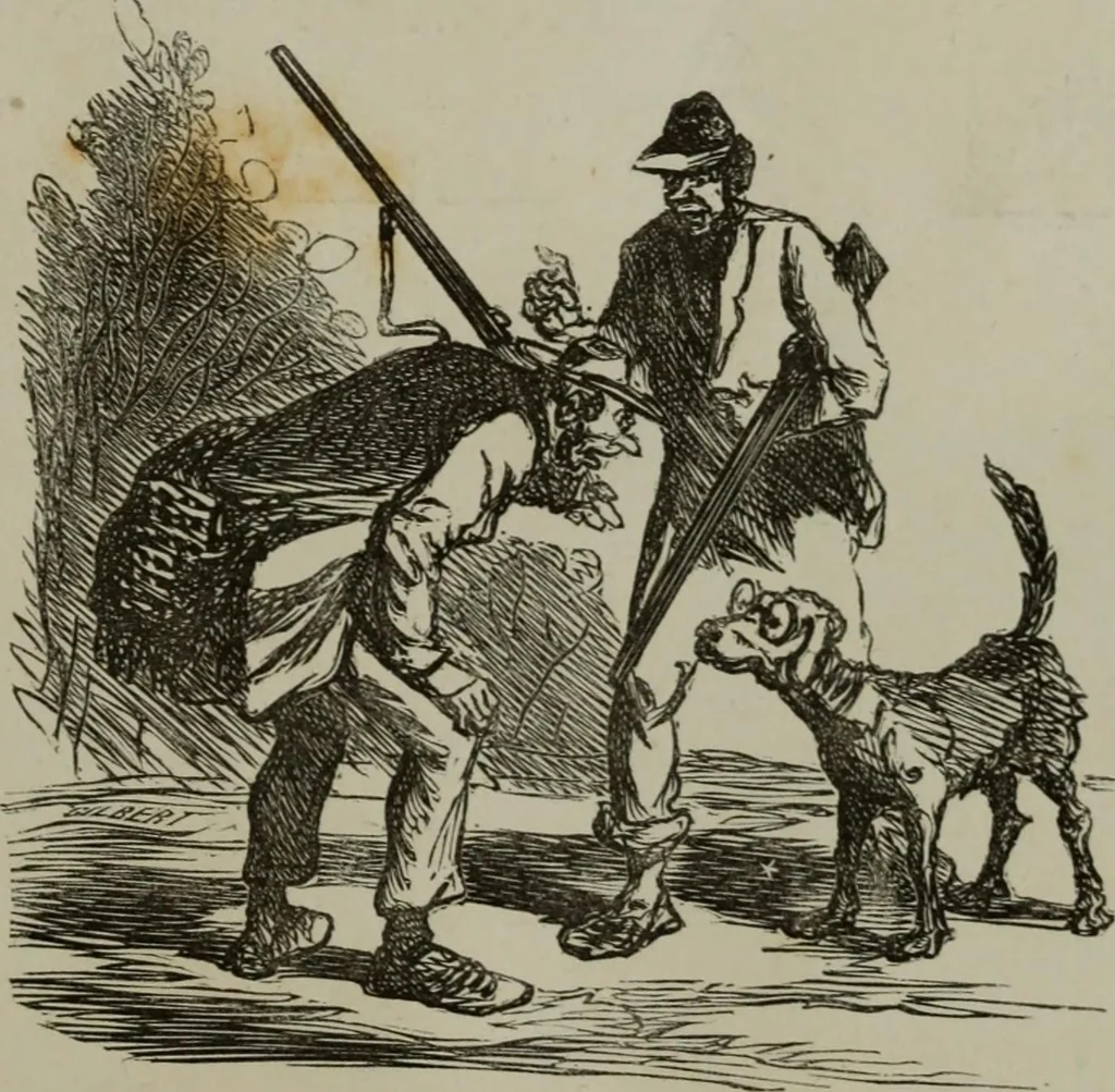 An illustration from Cham, 1853, leaf 148