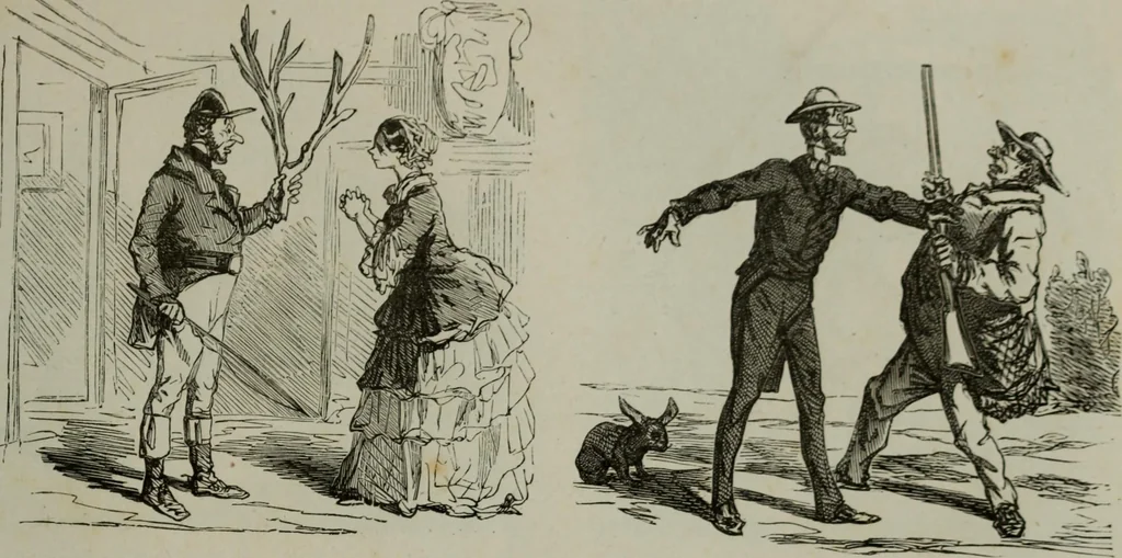 An illustration from Cham, 1853, leaf 156