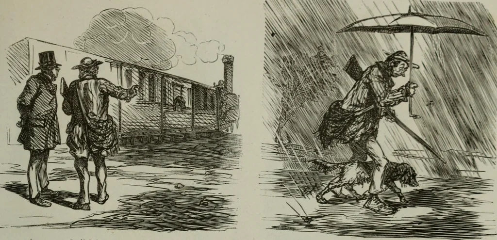 An illustration from Cham, 1853, leaf 158