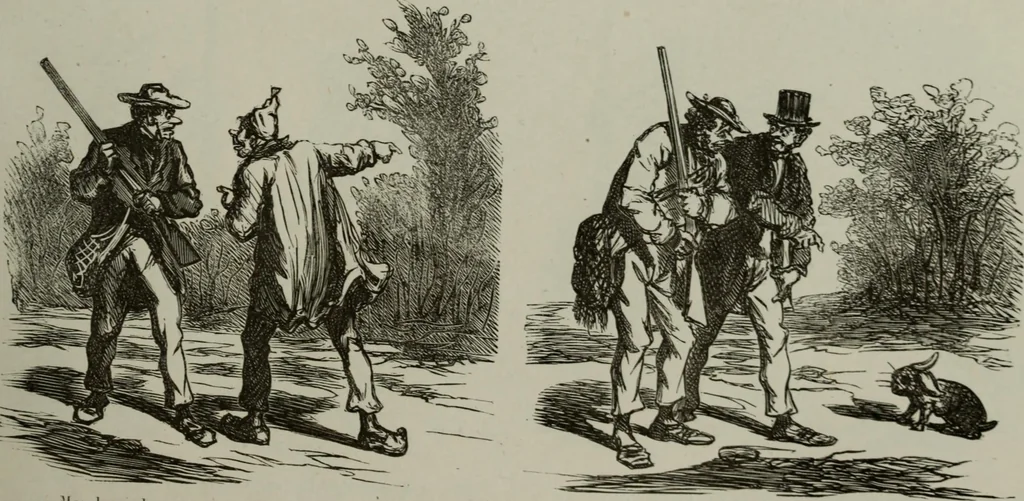 An illustration from Cham, 1853, leaf 158
