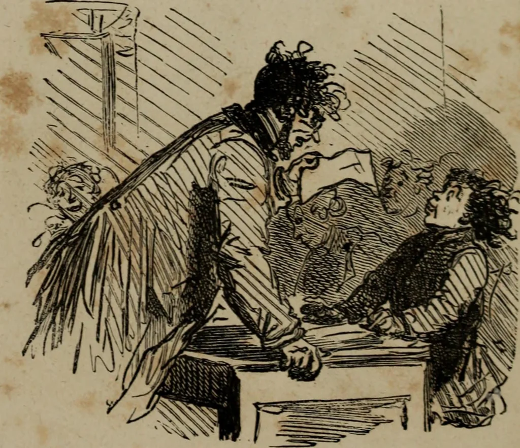 An illustration from Cham, 1853, leaf 16
