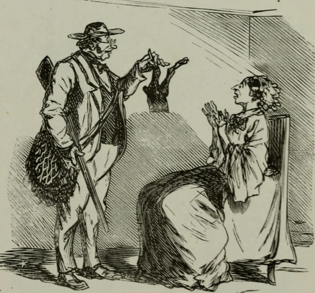 An illustration from Cham, 1853, leaf 160
