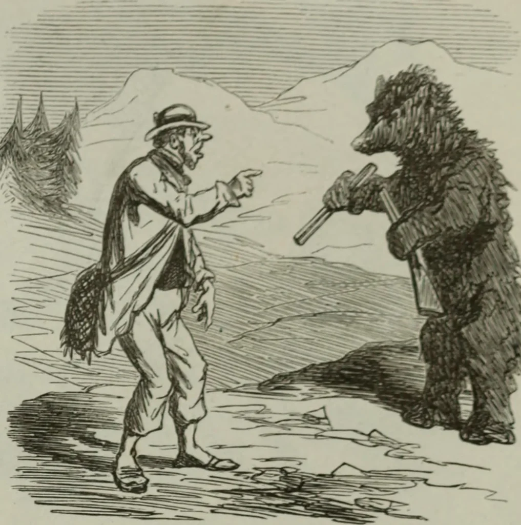 An illustration from Cham, 1853, leaf 162