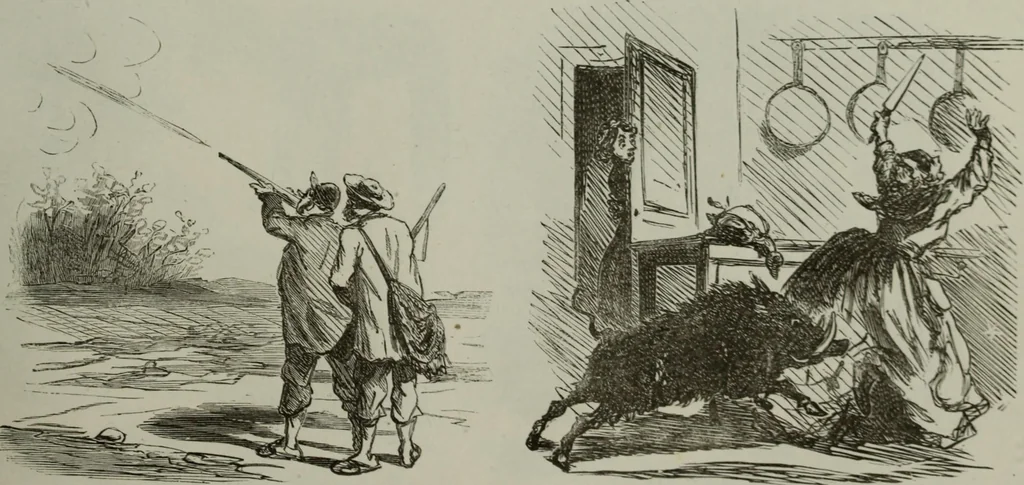 An illustration from Cham, 1853, leaf 162