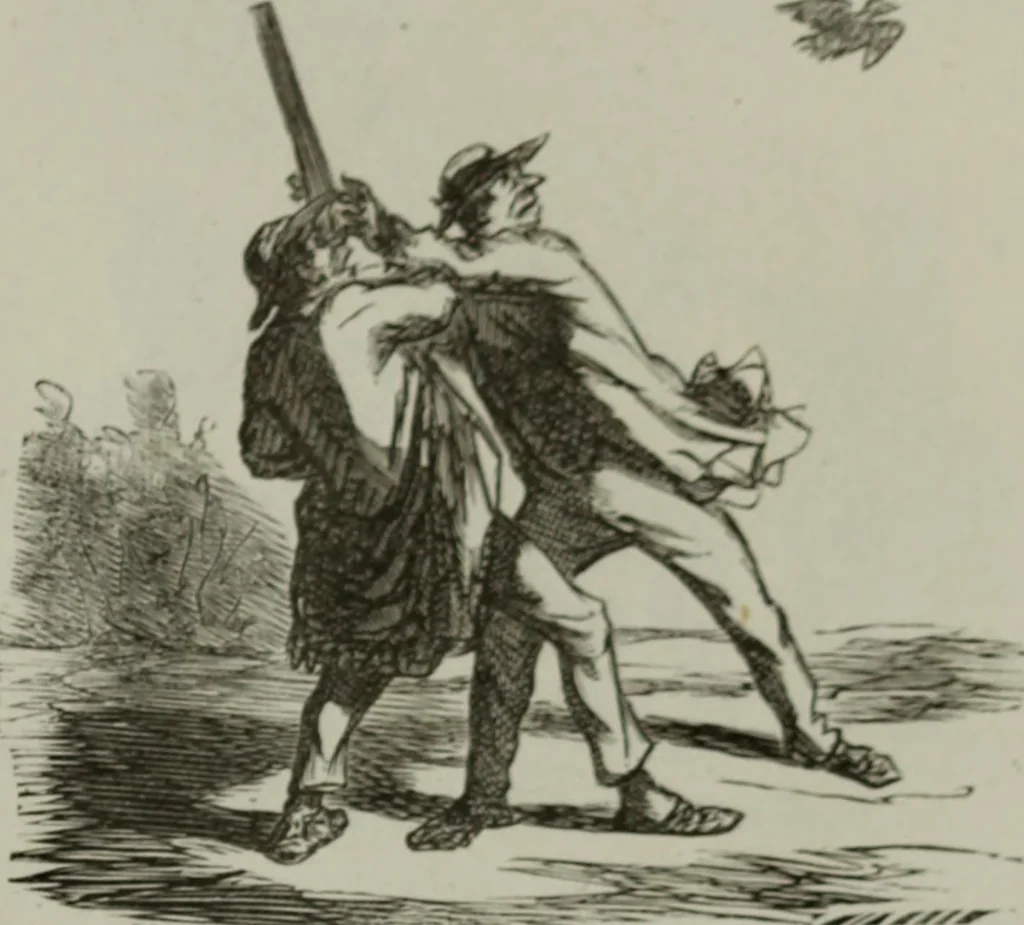 An illustration from Cham, 1853, leaf 166