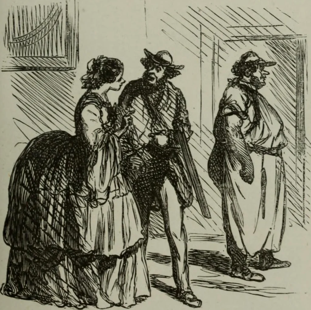 An illustration from Cham, 1853, leaf 168