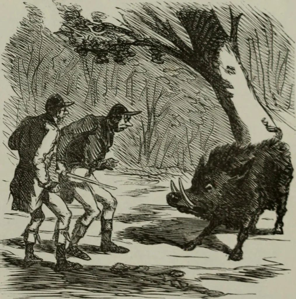 An illustration from Cham, 1853, leaf 168