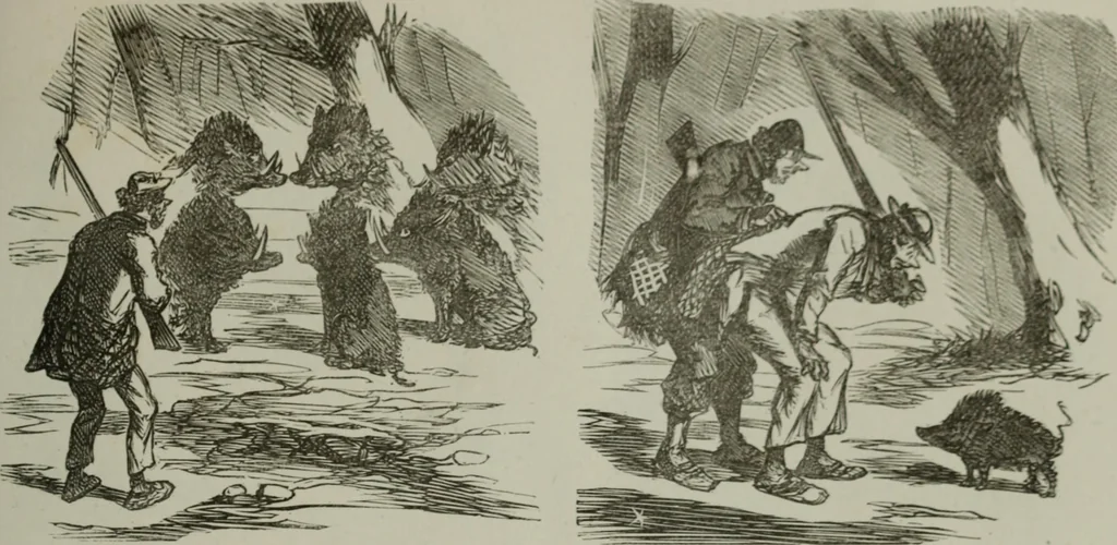 An illustration from Cham, 1853, leaf 172