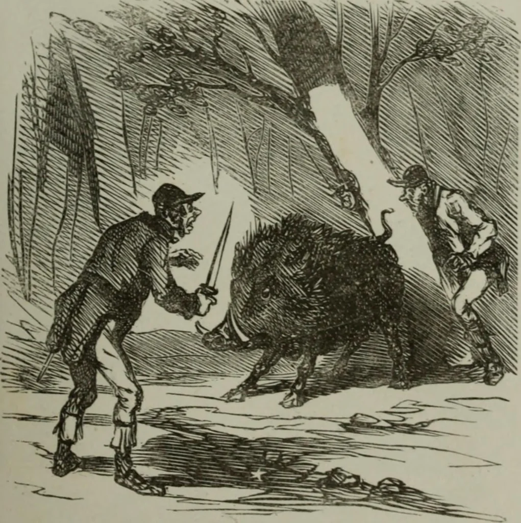 An illustration from Cham, 1853, leaf 172