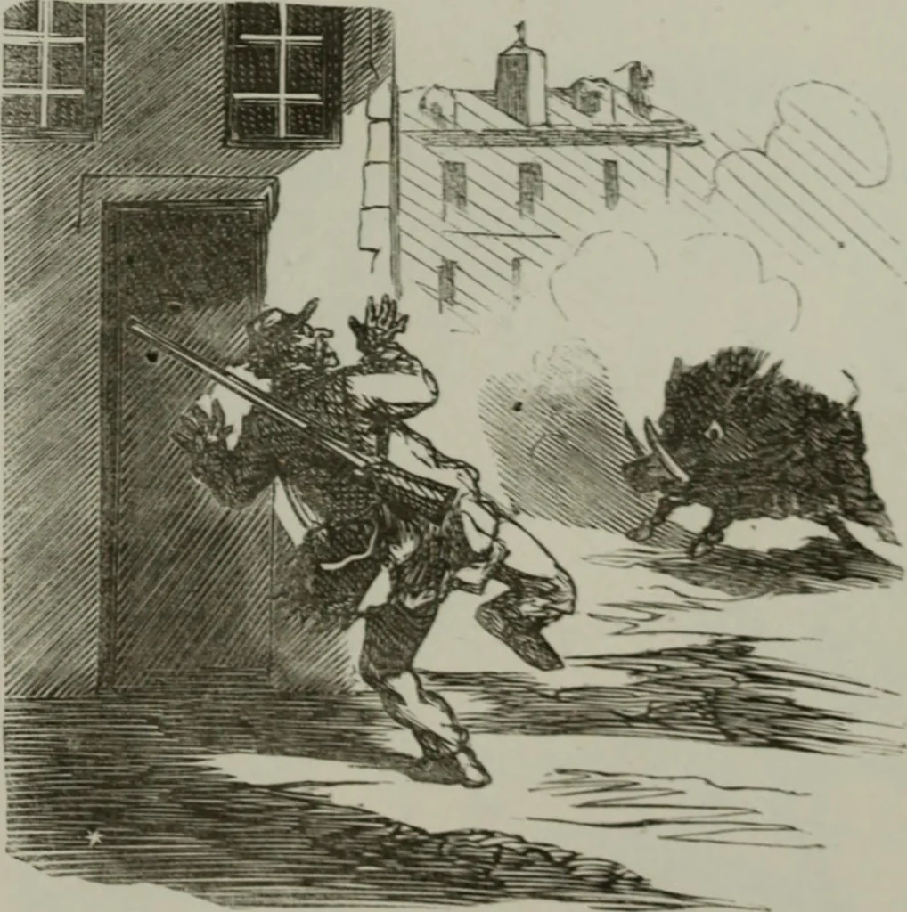 An illustration from Cham, 1853, leaf 172