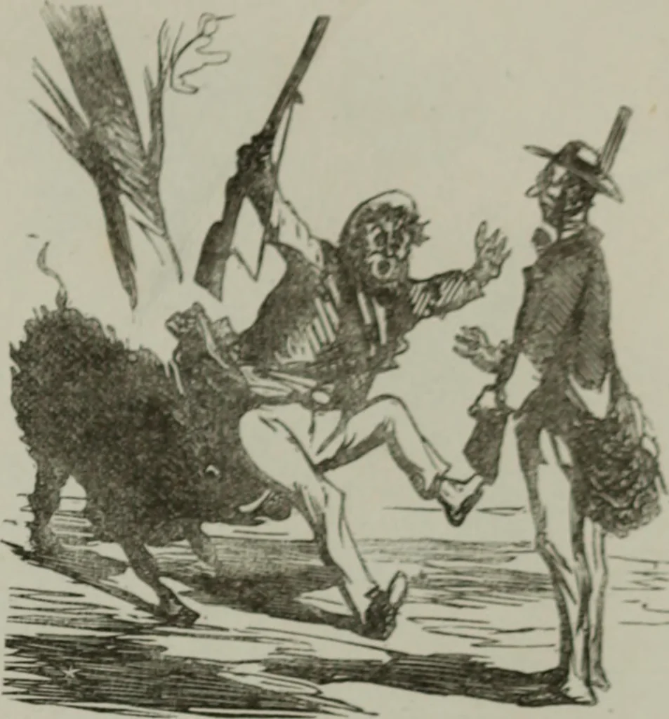 An illustration from Cham, 1853, leaf 174
