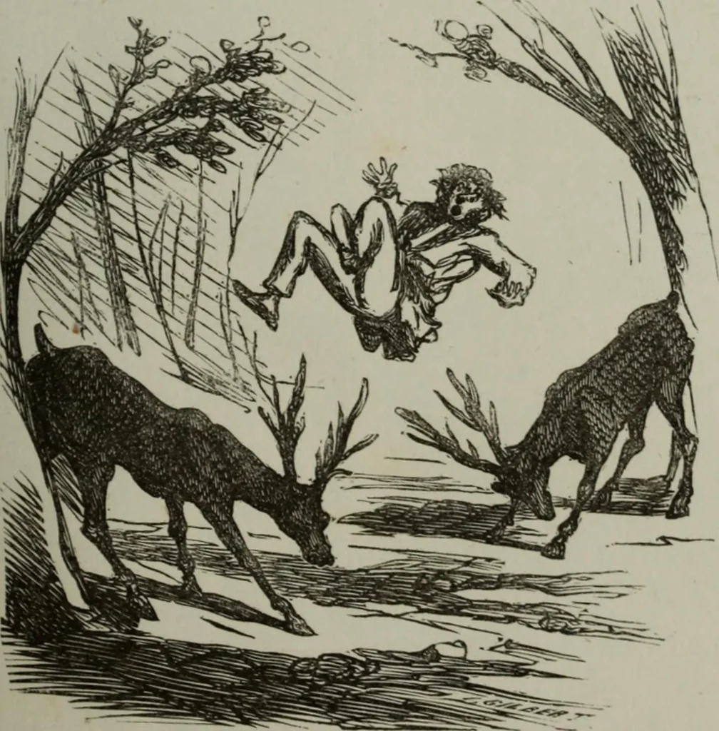 An illustration from Cham, 1853, leaf 176