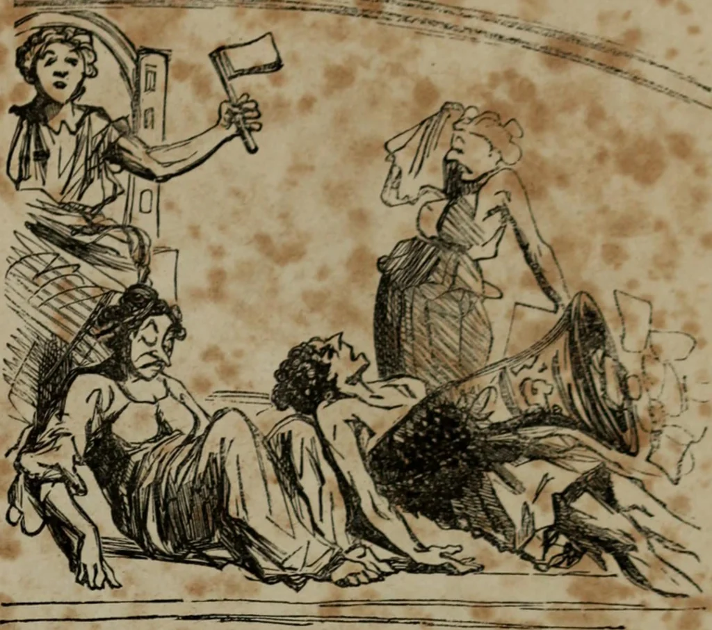 An illustration from Cham, 1853, leaf 182