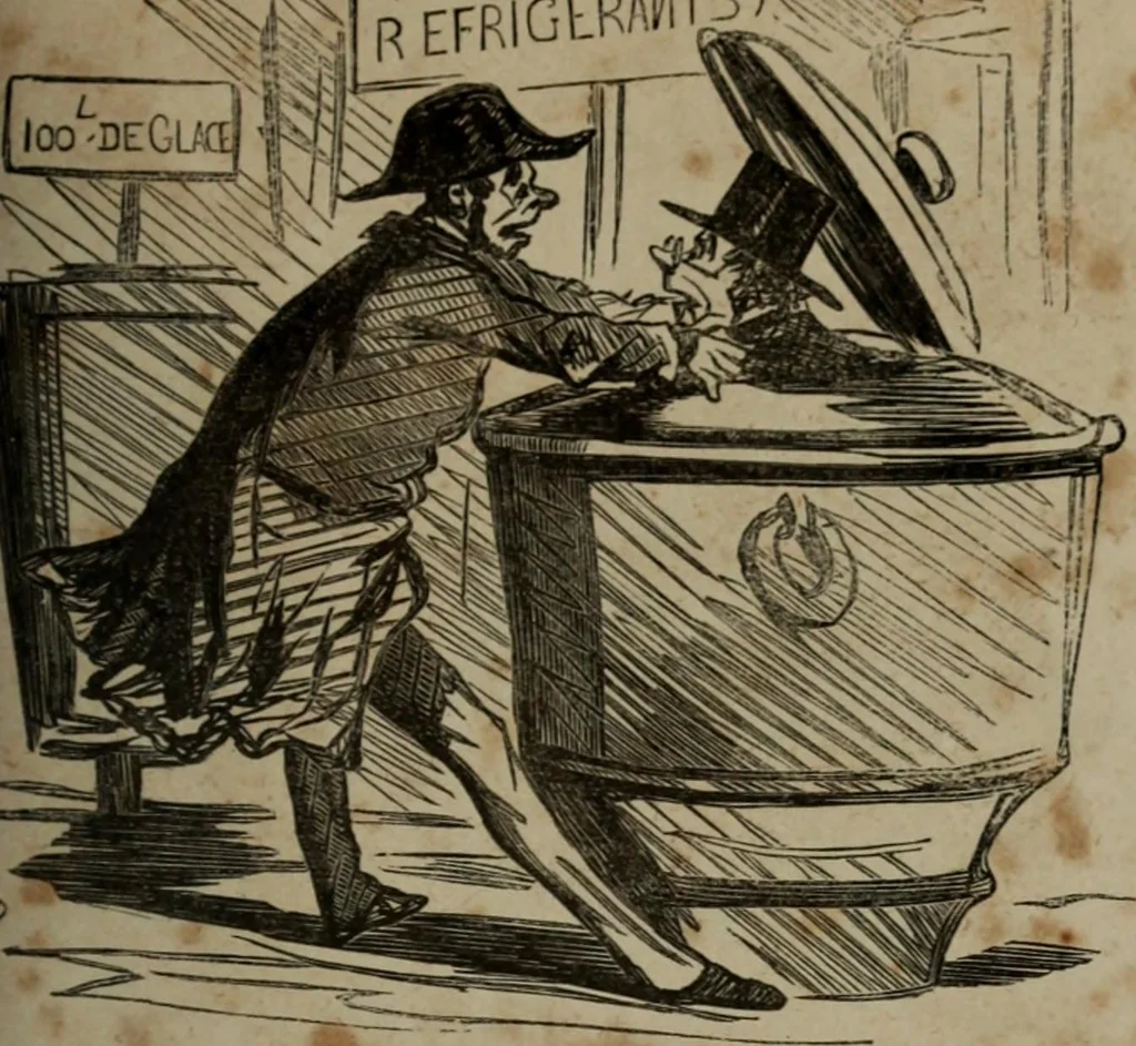 An illustration from Cham, 1853, leaf 184