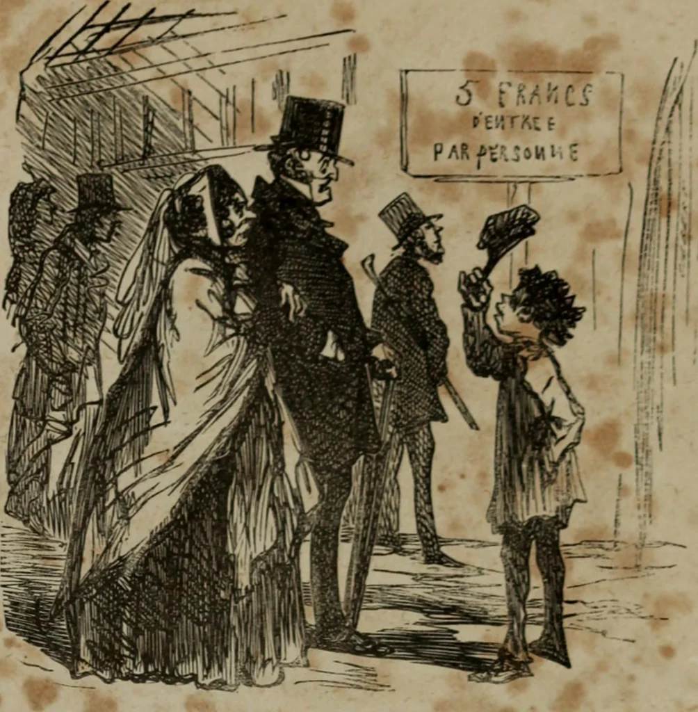 An illustration from Cham, 1853, leaf 184