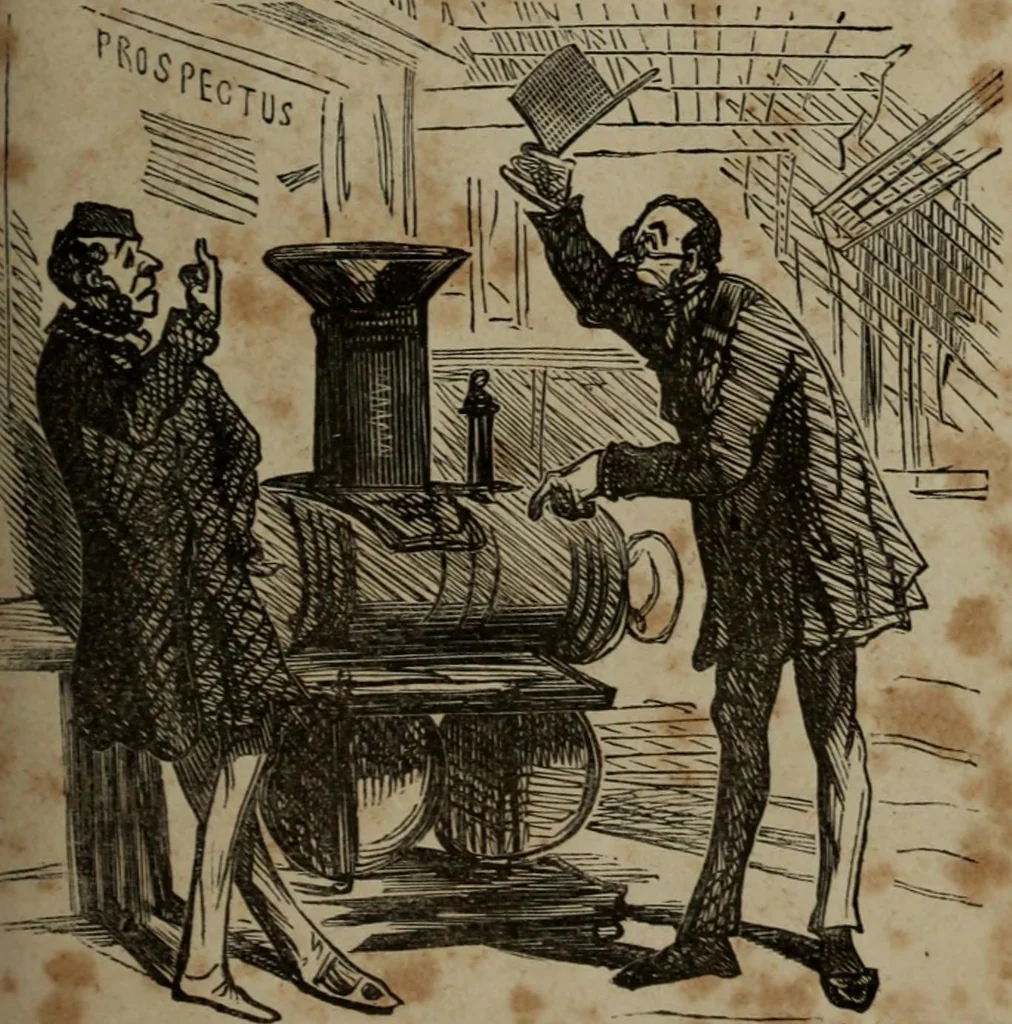 An illustration from Cham, 1853, leaf 184