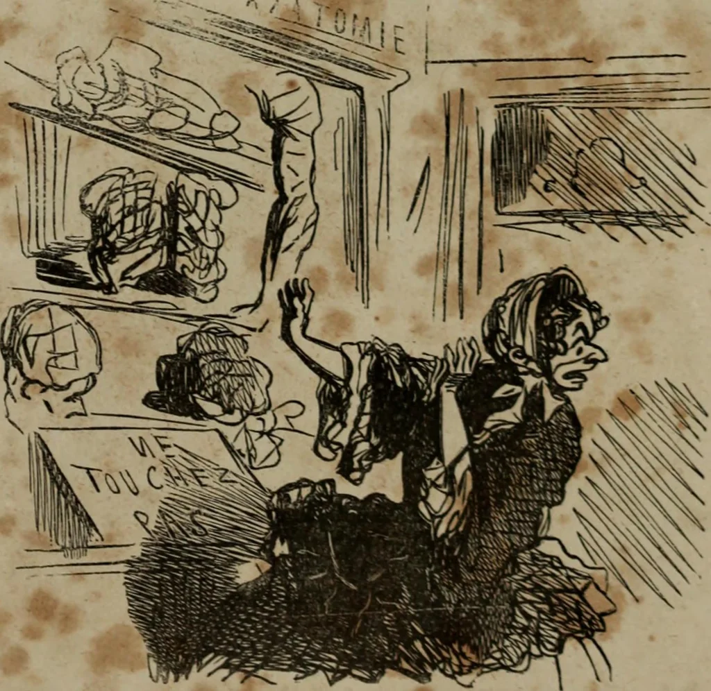 An illustration from Cham, 1853, leaf 184