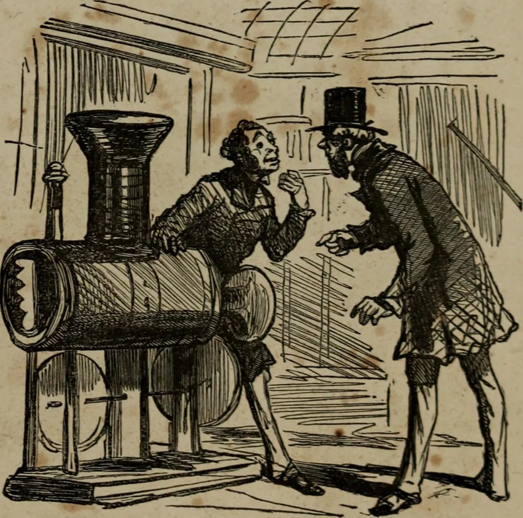 An illustration from Cham, 1853, leaf 192