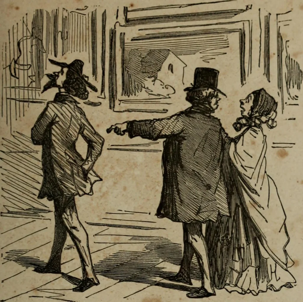 An illustration from Cham, 1853, leaf 196