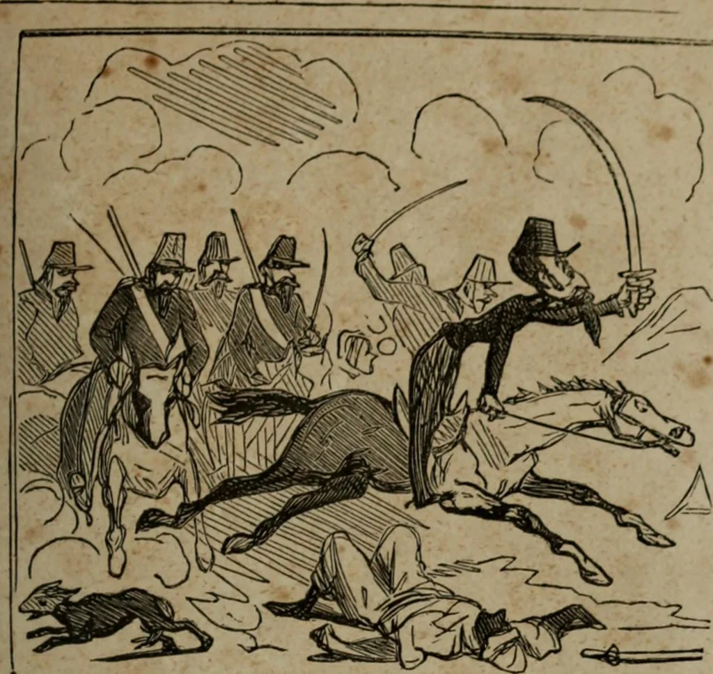 An illustration from Cham, 1853, leaf 198