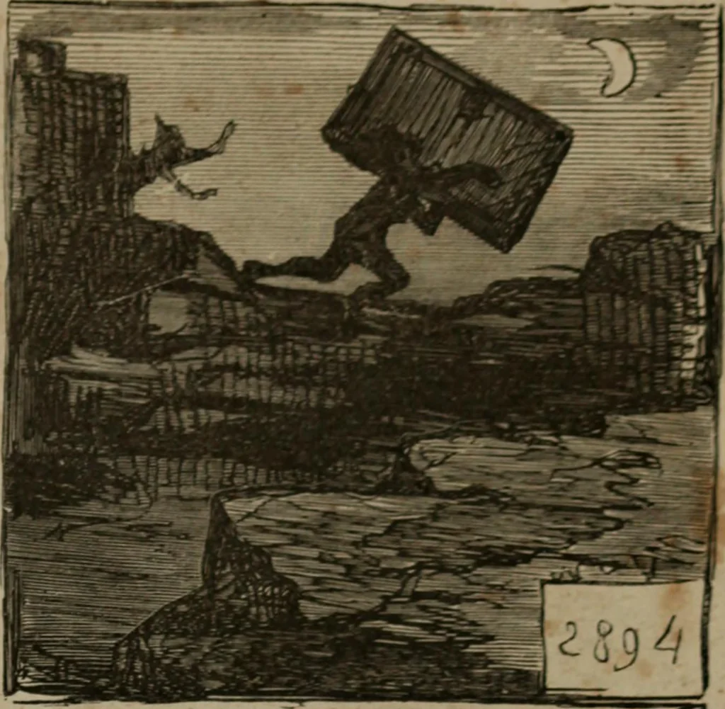 An illustration from Cham, 1853, leaf 202
