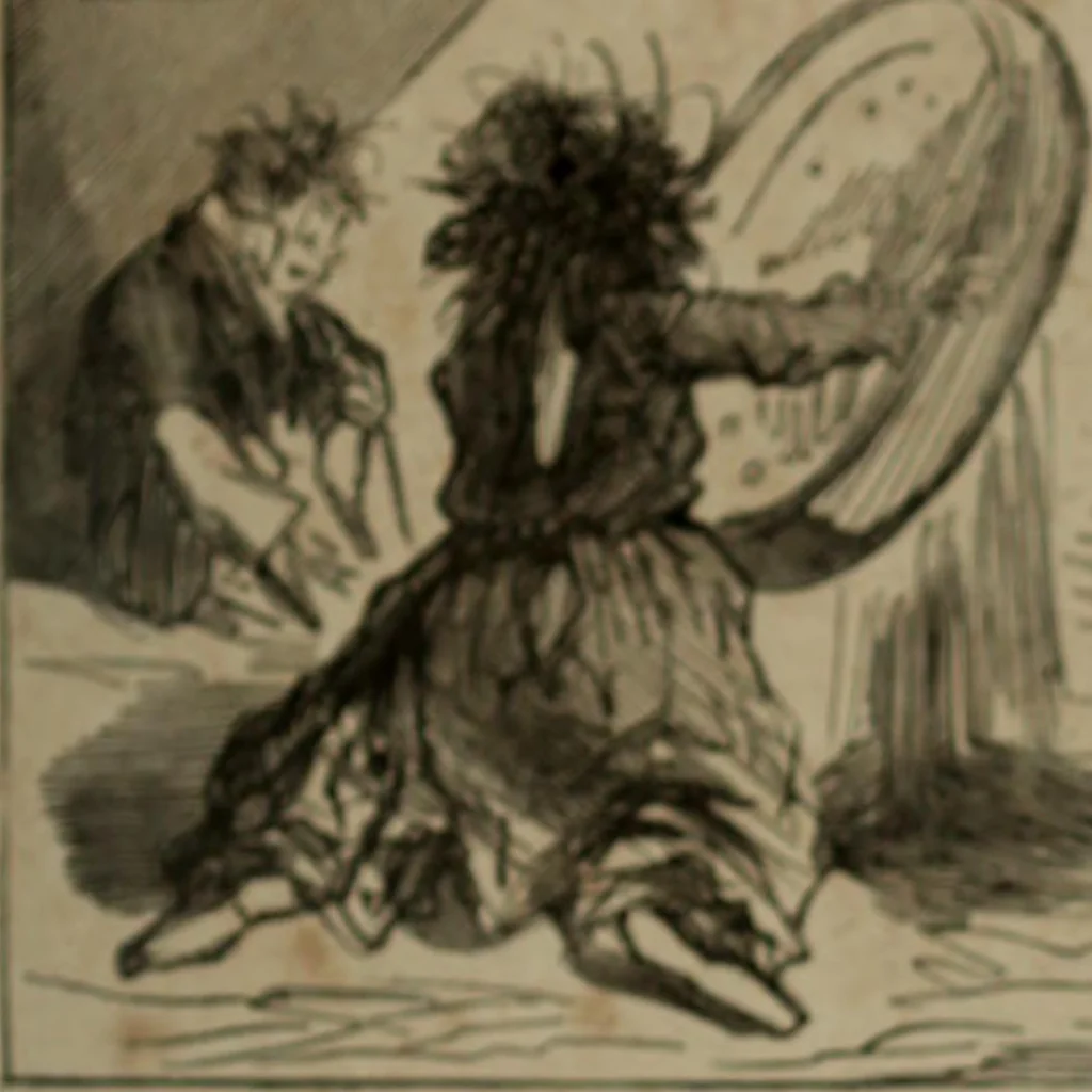 An illustration from Cham, 1853, leaf 204