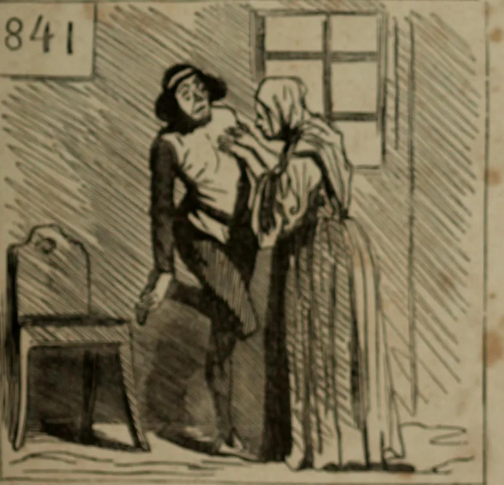 An illustration from Cham, 1853, leaf 204