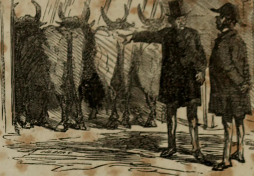 An illustration from Cham, 1853, leaf 210