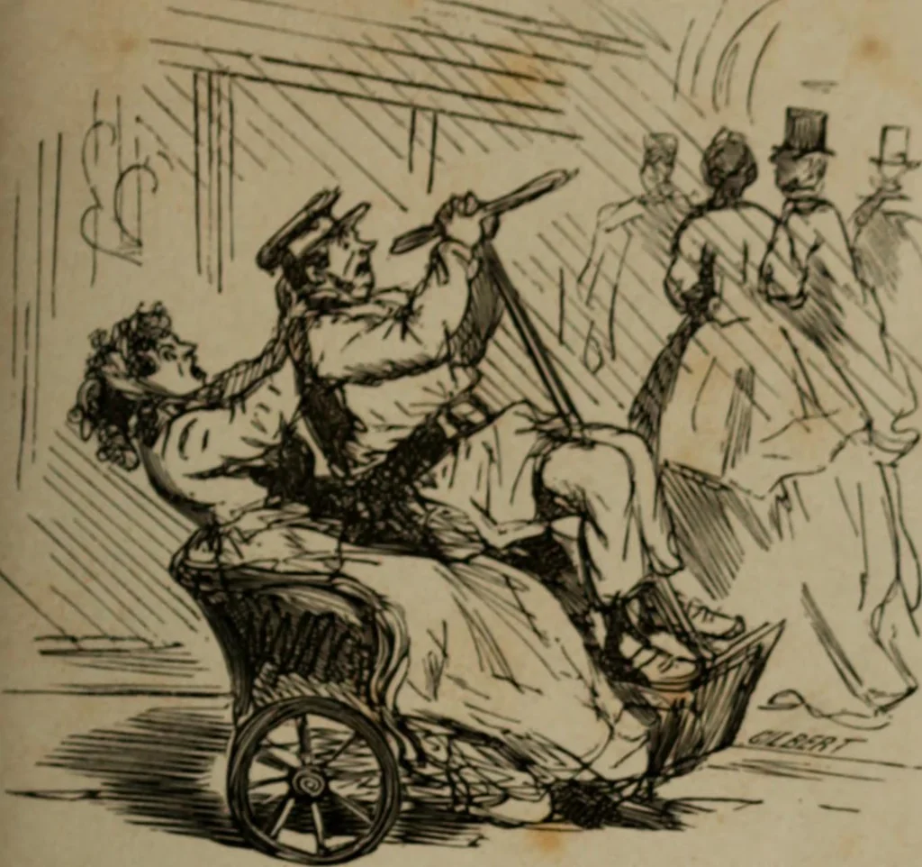 An illustration from Cham, 1853, leaf 214