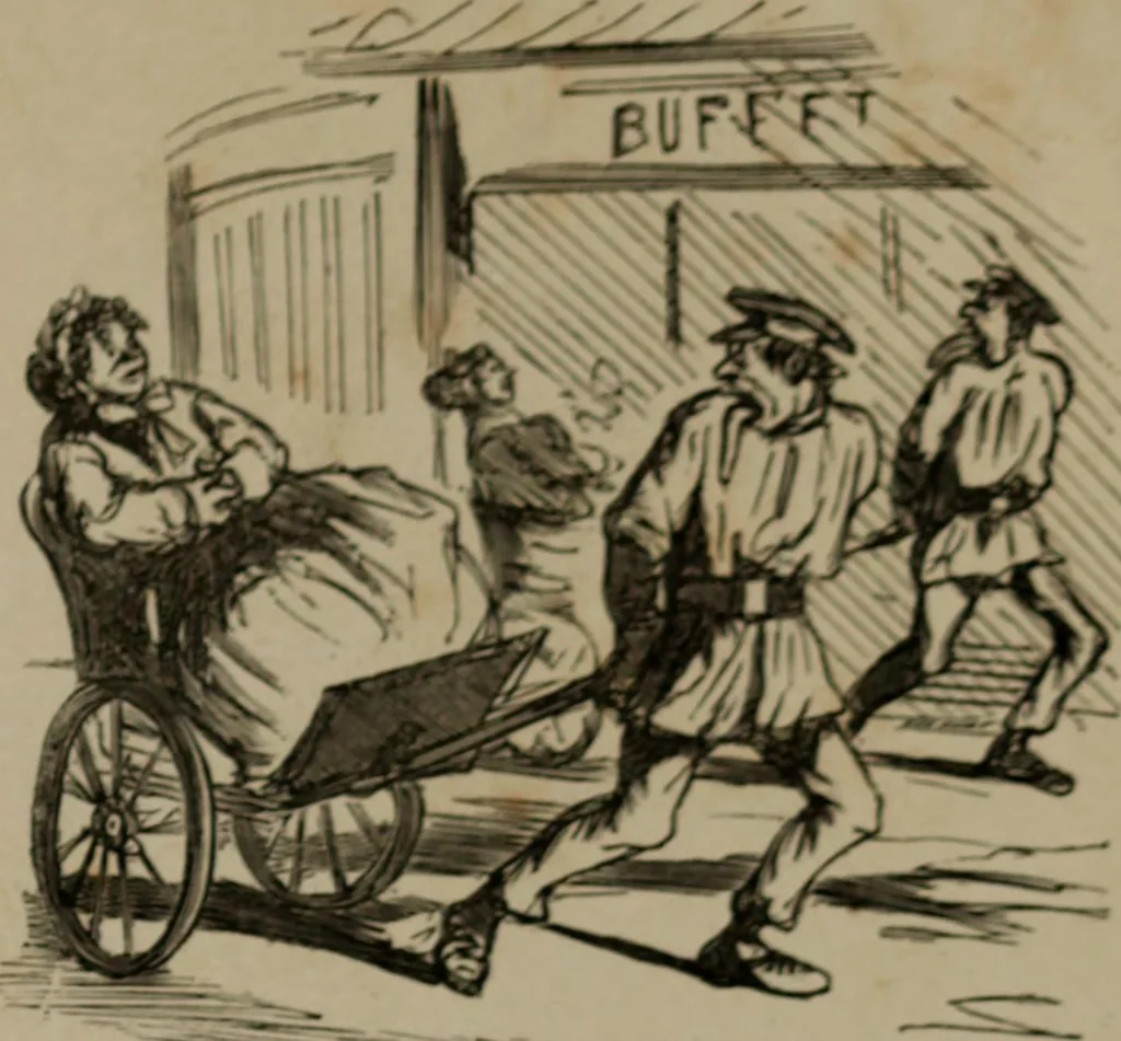 An illustration from Cham, 1853, leaf 214