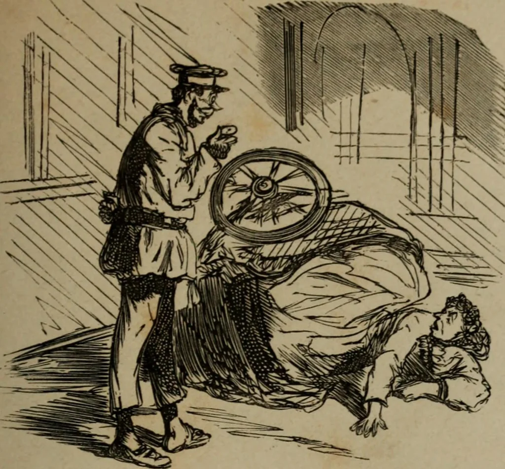 An illustration from Cham, 1853, leaf 216