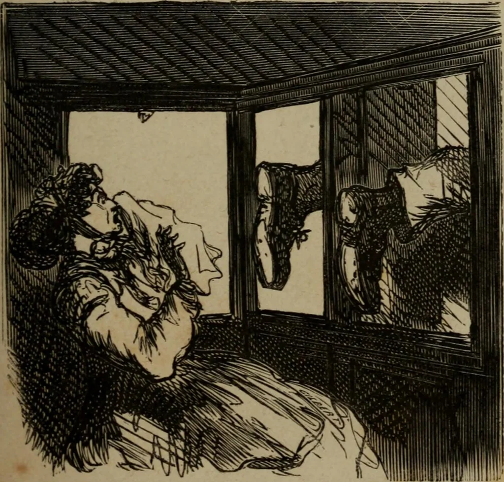 An illustration from Cham, 1853, leaf 216
