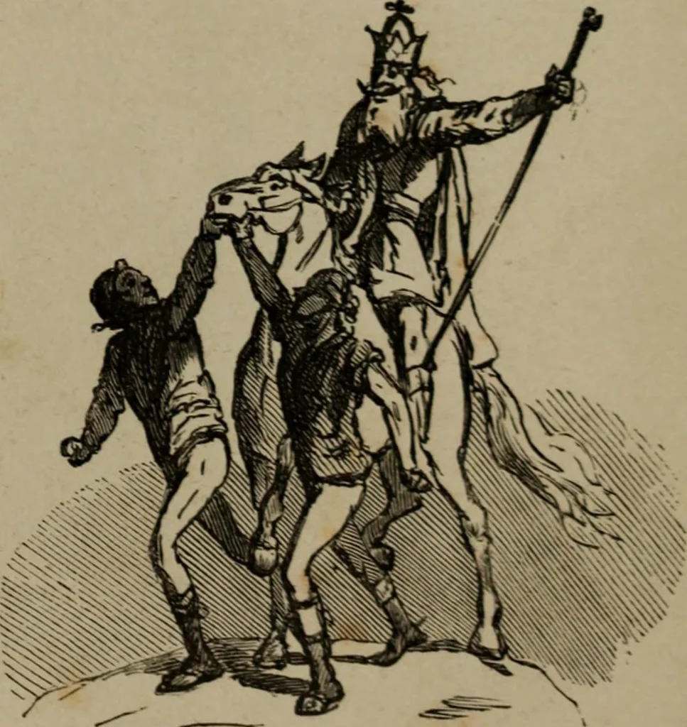 An illustration from Cham, 1853, leaf 220