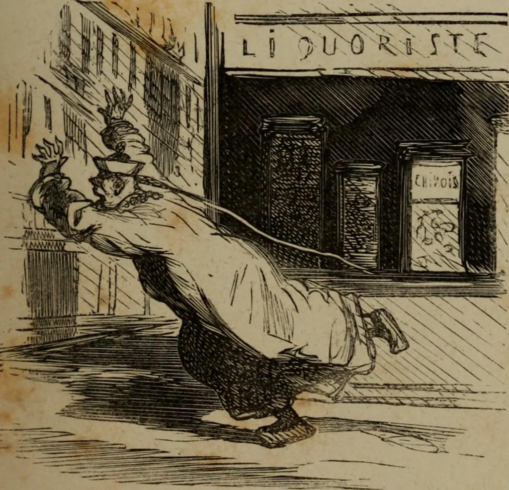 An illustration from Cham, 1853, leaf 224