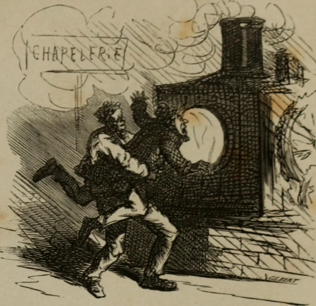 An illustration from Cham, 1853, leaf 242