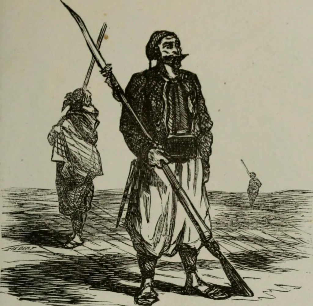 An illustration from Cham, 1853, leaf 250