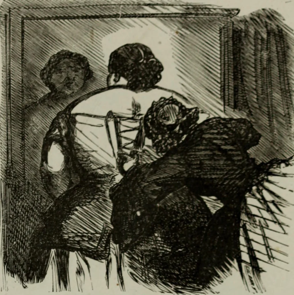 An illustration from Cham, 1853, leaf 252