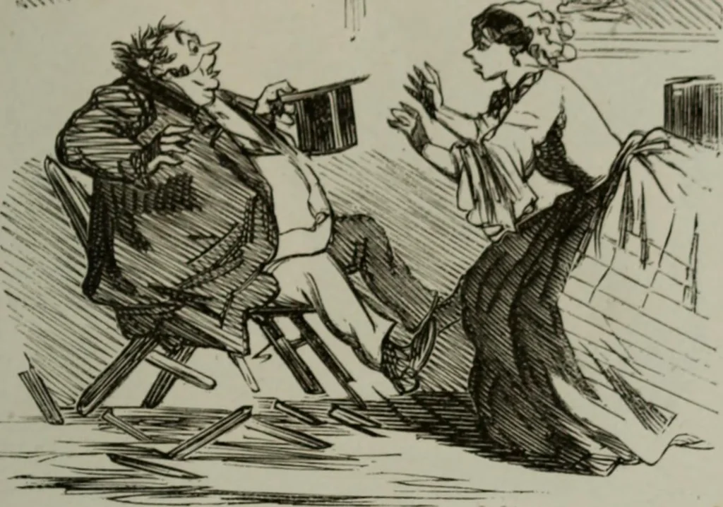 An illustration from Cham, 1853, leaf 254