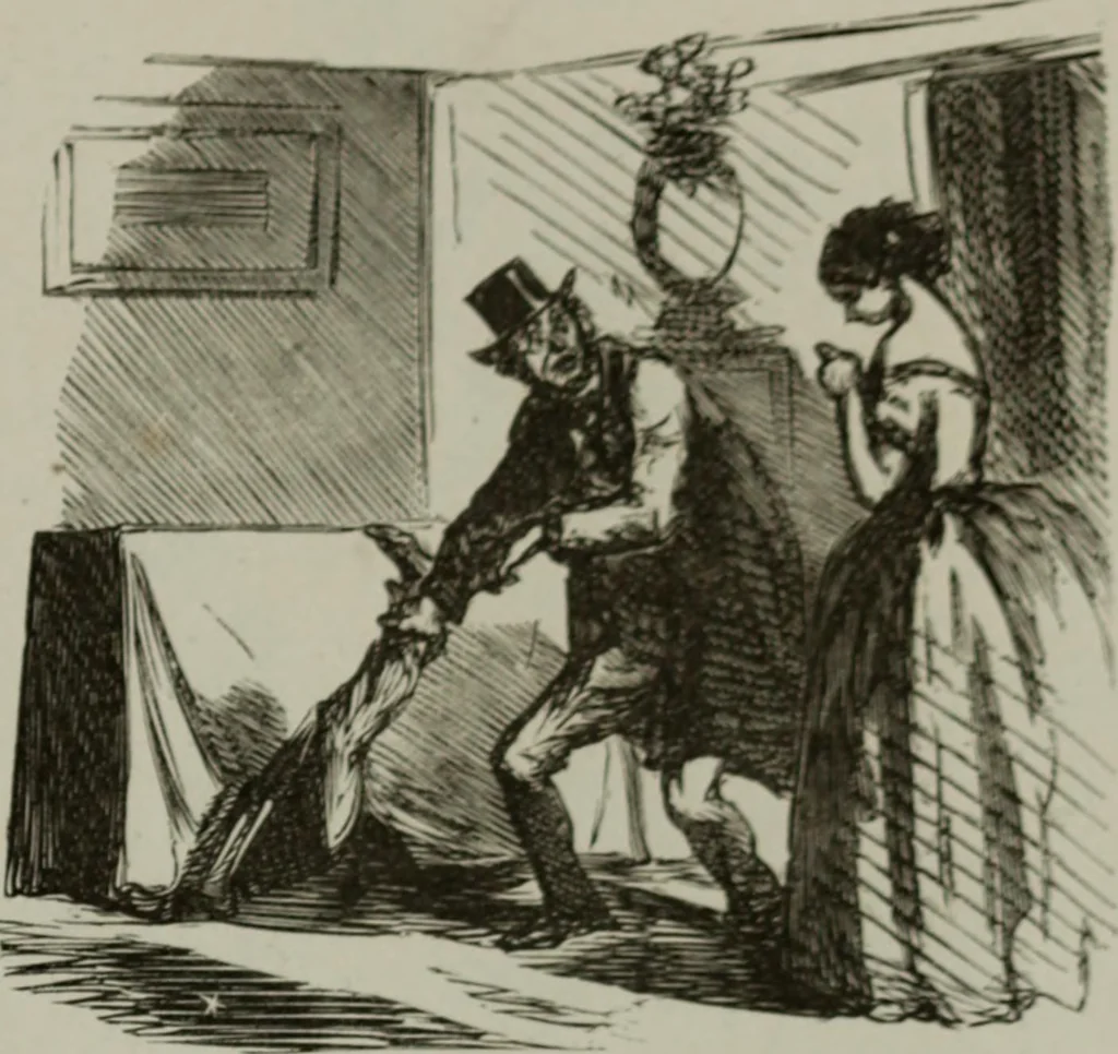 An illustration from Cham, 1853, leaf 254