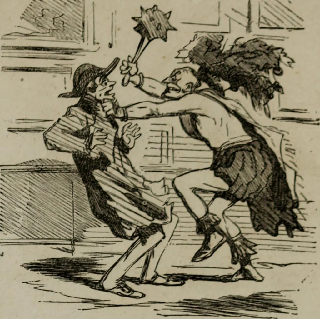 An illustration from Cham, 1853, leaf 282