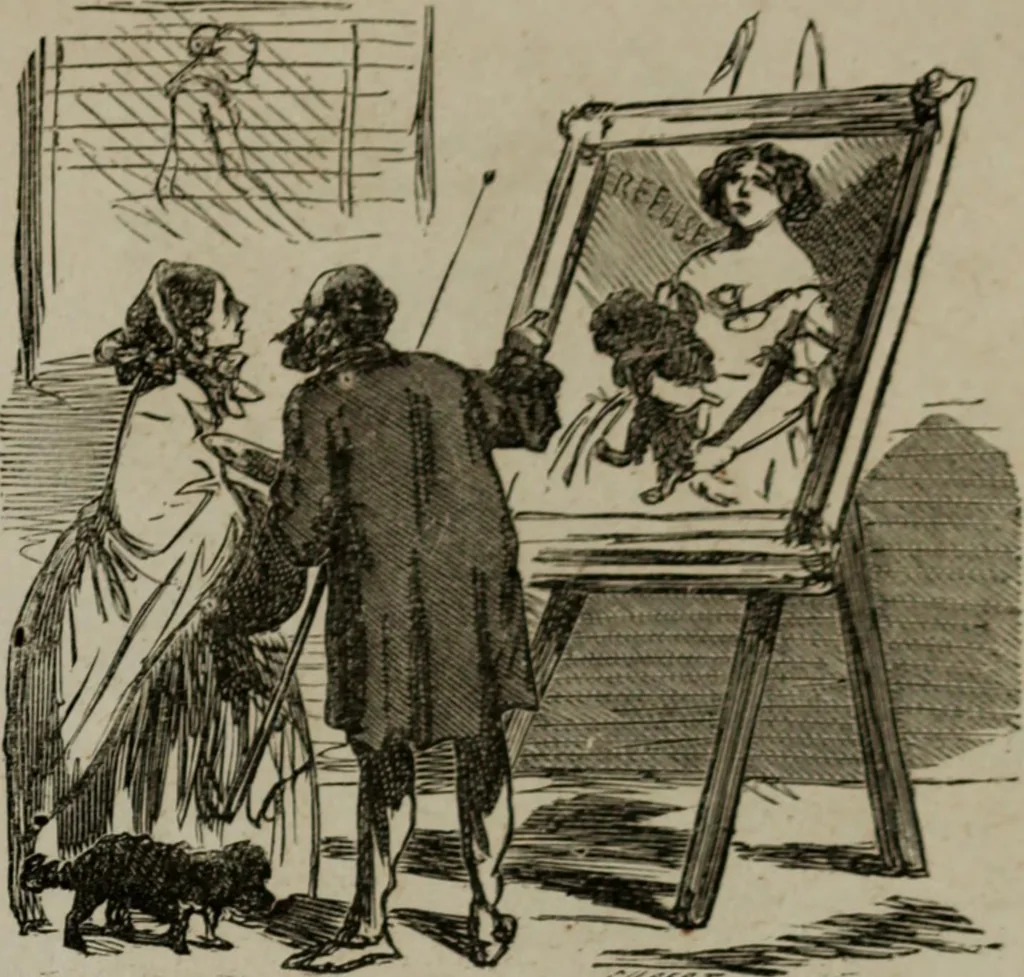 An illustration from Cham, 1853, leaf 302