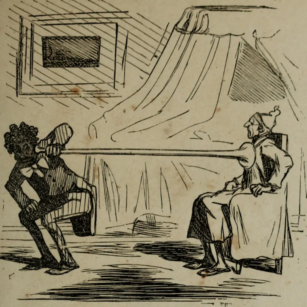 An illustration from Cham, 1853, leaf 306