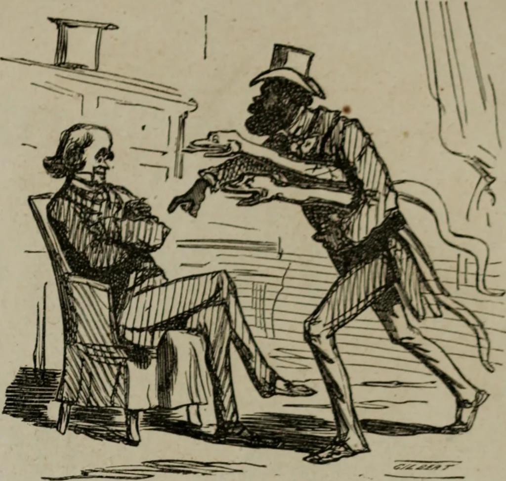 An illustration from Cham, 1853, leaf 306