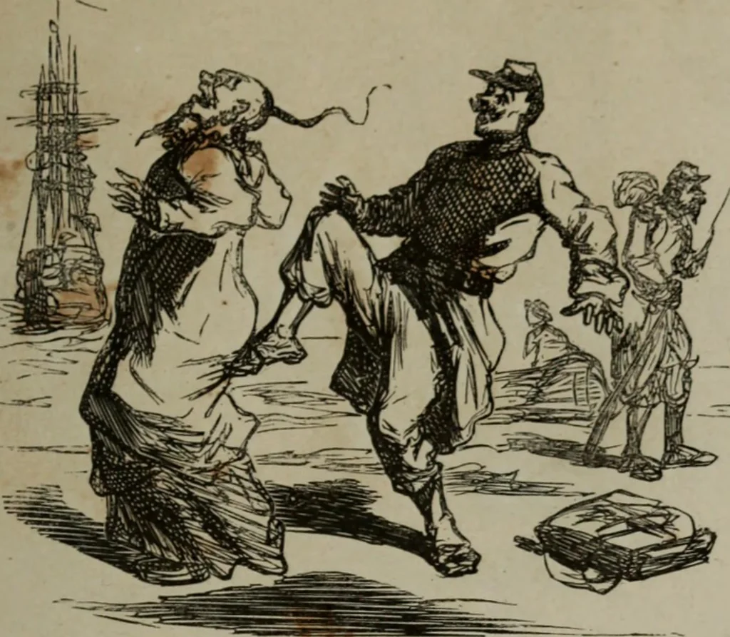An illustration from Cham, 1853, leaf 310
