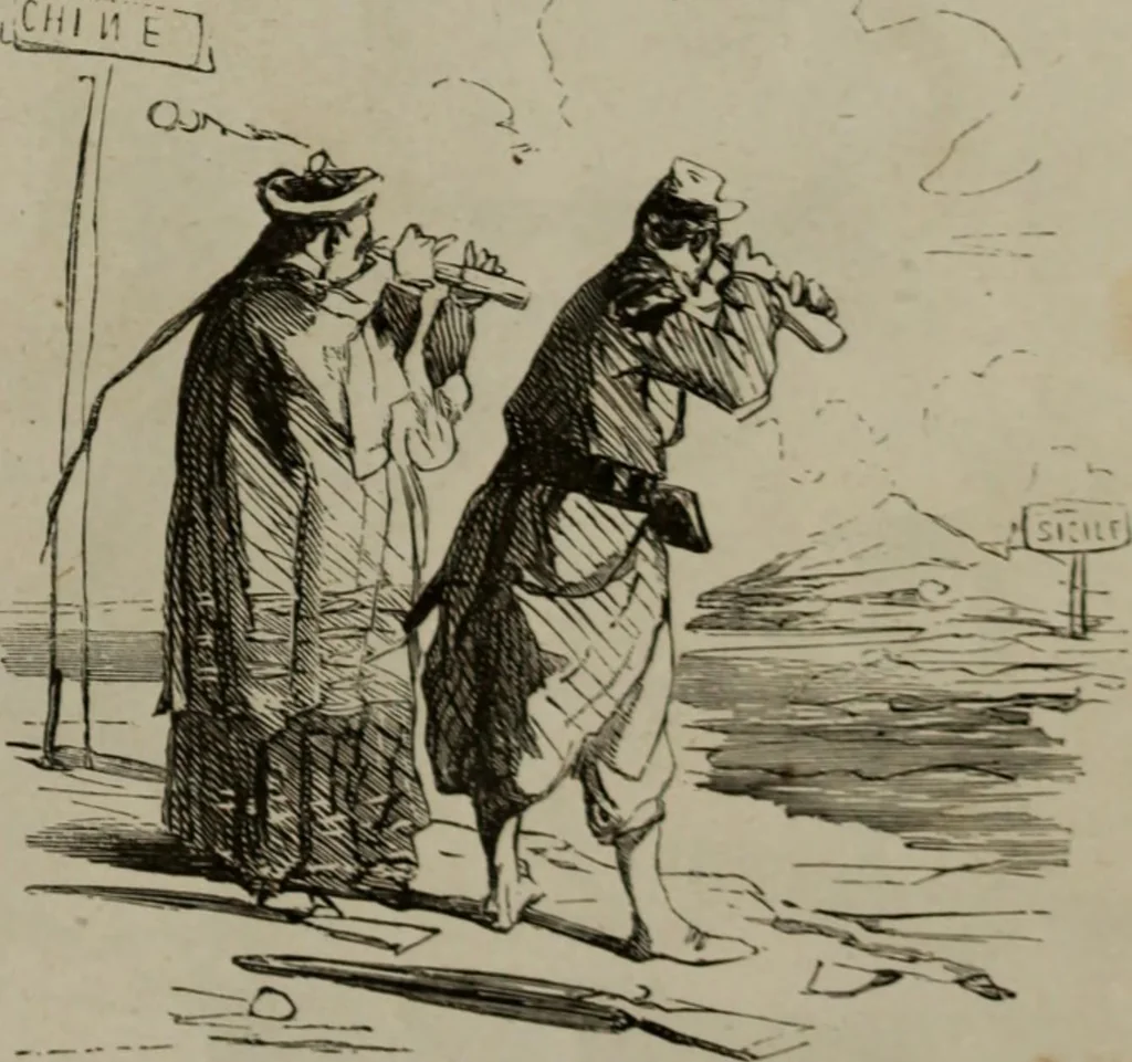 An illustration from Cham, 1853, leaf 310