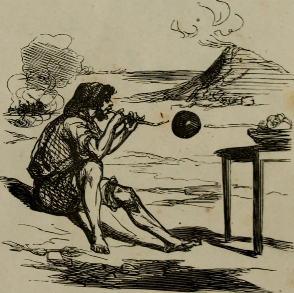 An illustration from Cham, 1853, leaf 312