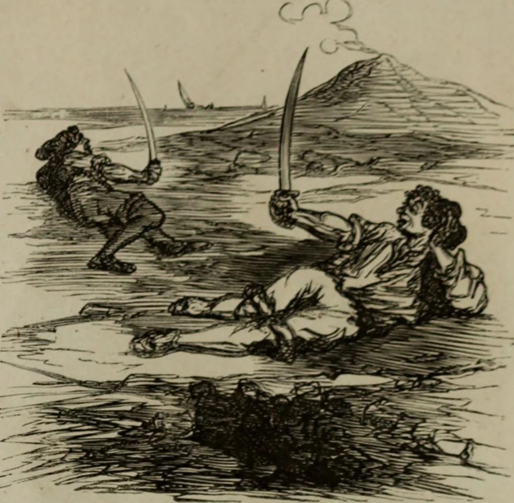 An illustration from Cham, 1853, leaf 314