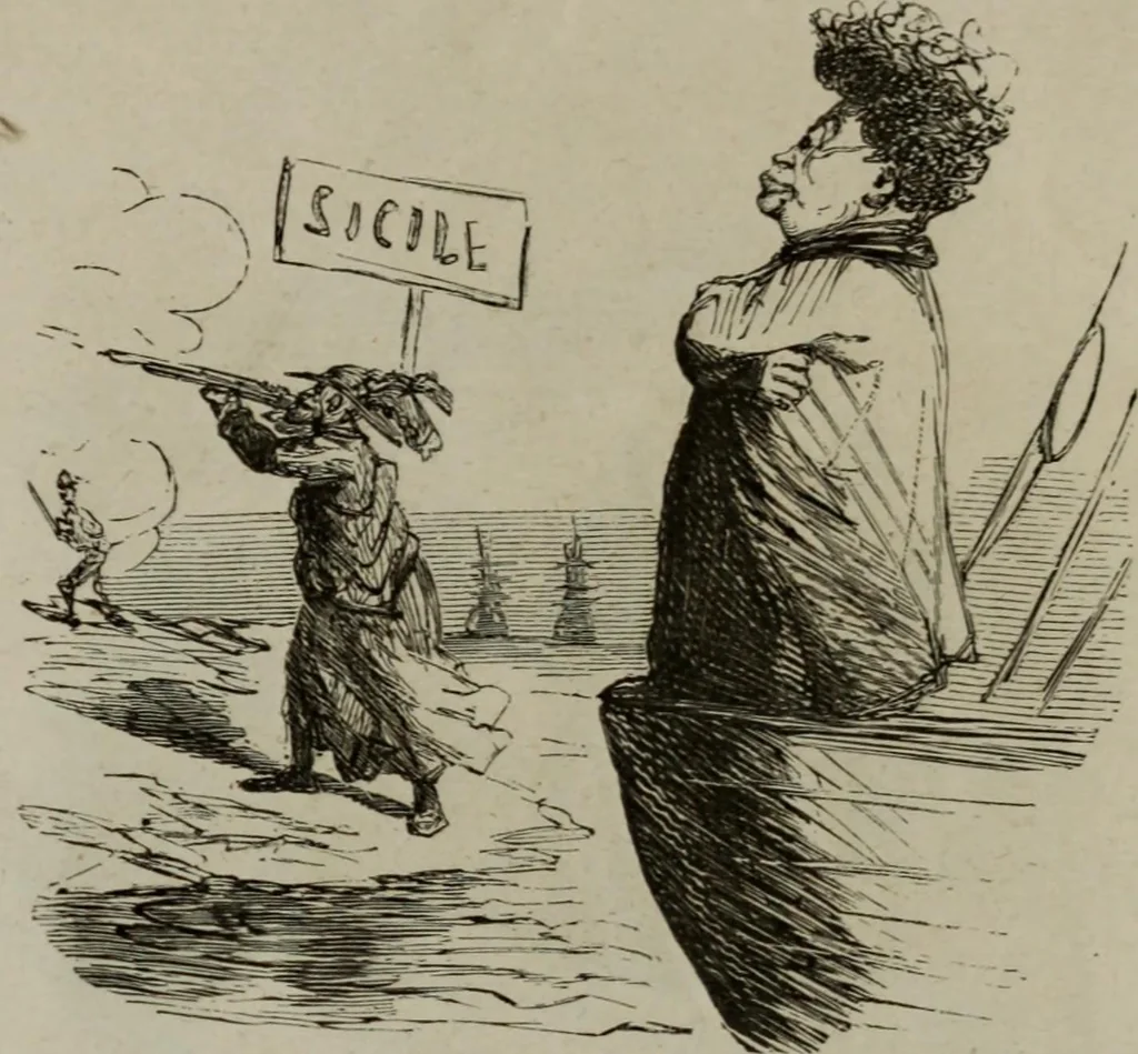 An illustration from Cham, 1853, leaf 316