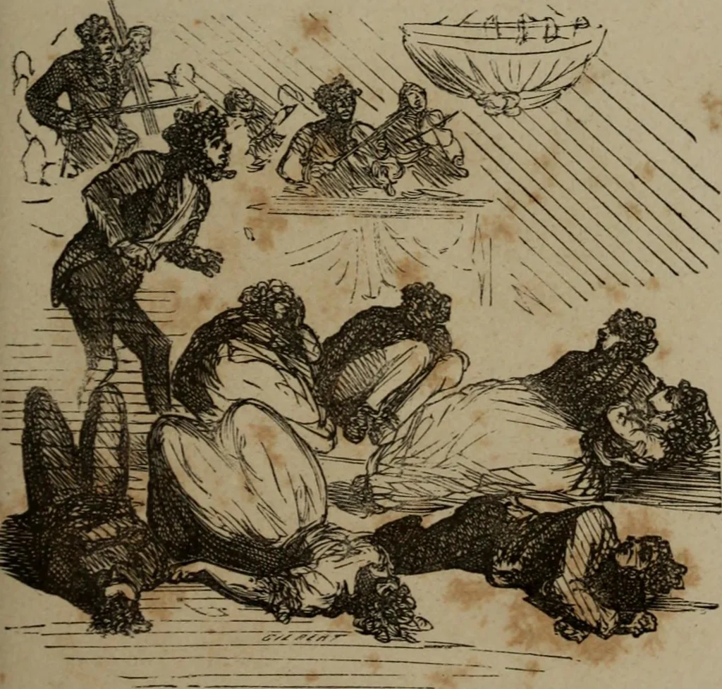 An illustration from Cham, 1853, leaf 32